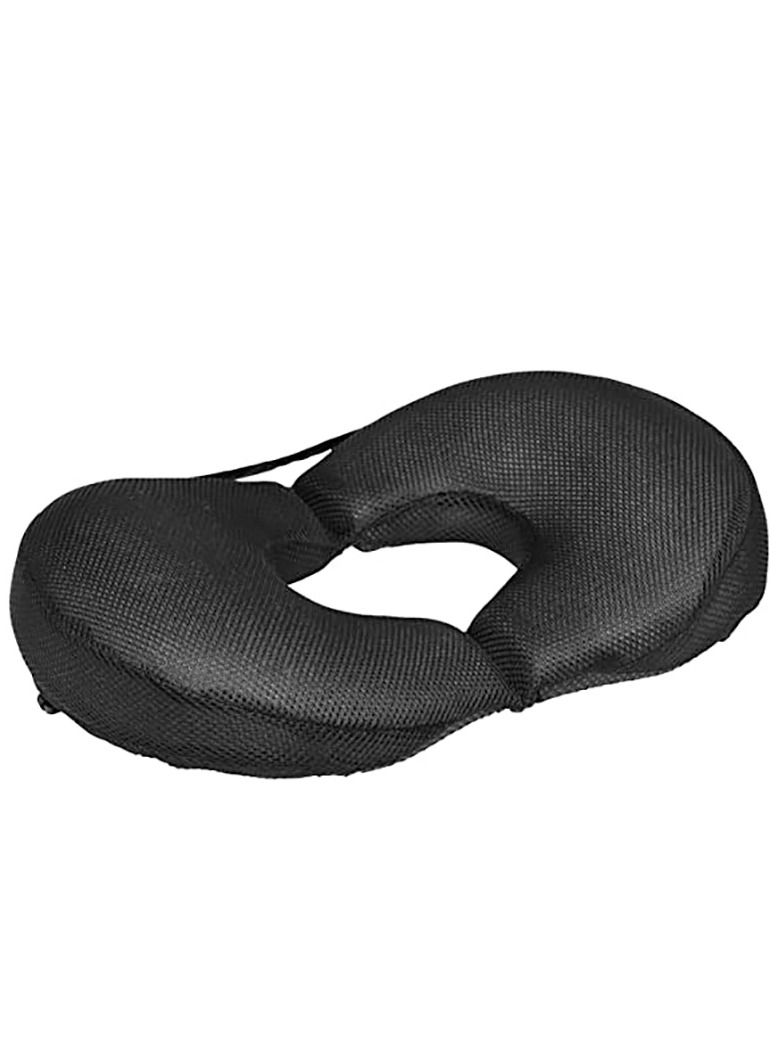 Foldable Orthopedic Donut Cushion for Coccyx and Tailbone Comfort, Designed for Hemorrhoid Pain Relief