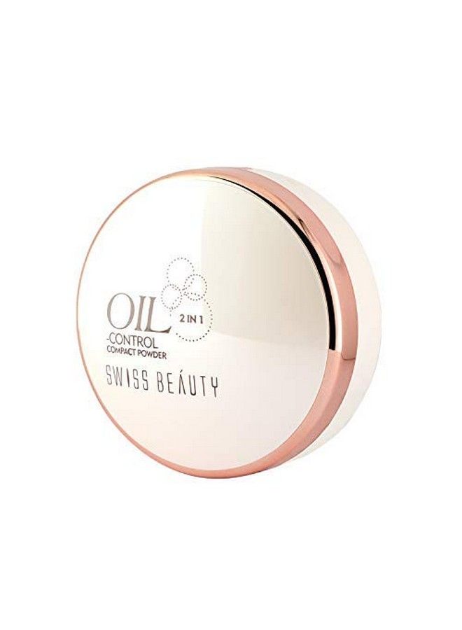 Oil Control Compact Powder; Lightweight Compact Powder For Matte Flawless Finish; Face Makeup Shade Skinbeige 20 Gm;