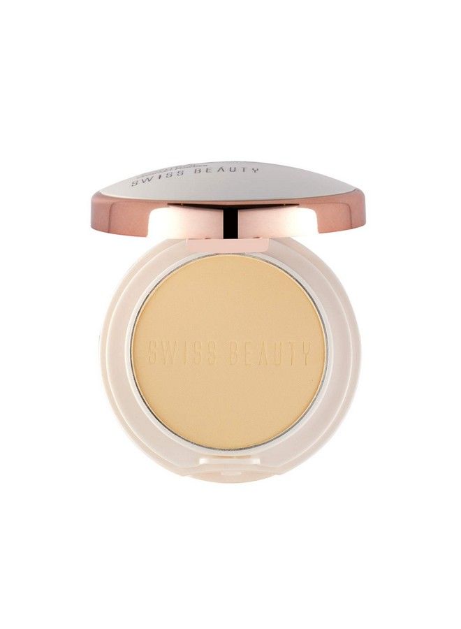 Oil Control Compact Powder; Lightweight Compact Powder For Matte Flawless Finish; Face Makeup Shade Skinbeige 20 Gm;