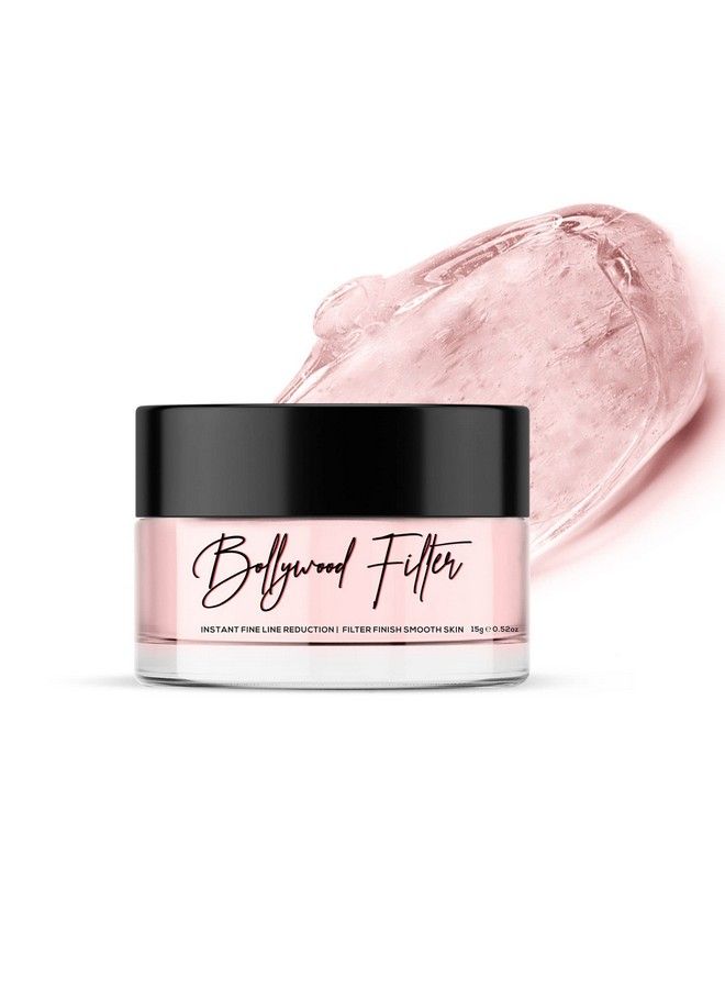 Bollywood Filter Face Primer 15Gm Blurs Fine Lines Wrinkles & Pores Instantly ; Hydrating Lightweight Nonsticky