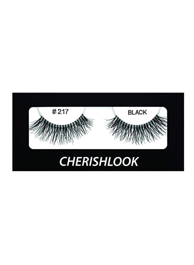 Pair Of 10 Professional Eyelashes Black