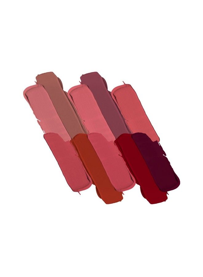All About Lip Palette With 10 Pigmented Colors ;Creamy Matte Finish Lip Colors Lipstick ;Travel Friendly Lip Palette ; Multicolor 01 12 Gm ;