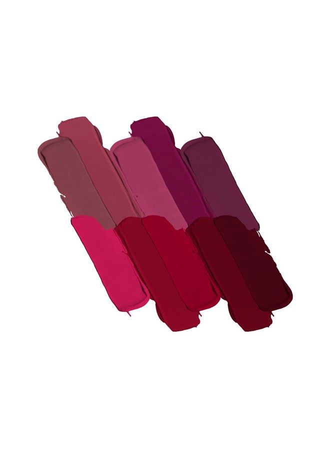 All About Lip Palette With 10 Pigmented Colors ;Creamy Matte Finish Lip Colors Lipstick ;Travel Friendly Lip Palette ; Multicolor02 12 Gm ;