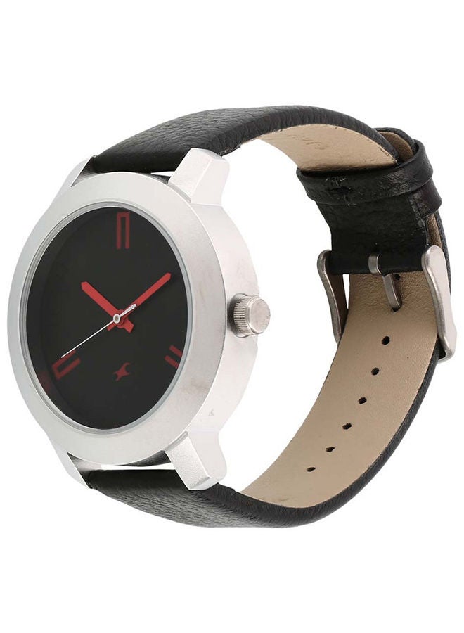 Leather Analog Wrist Watch 3120SL02