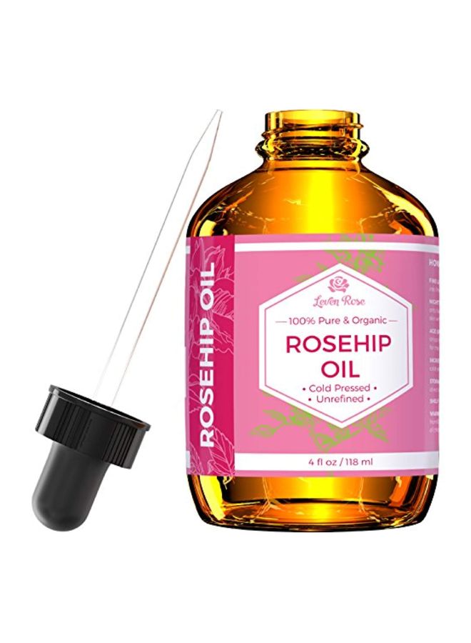 Unrefined Cold Pressed Rosehip Oil 118ml