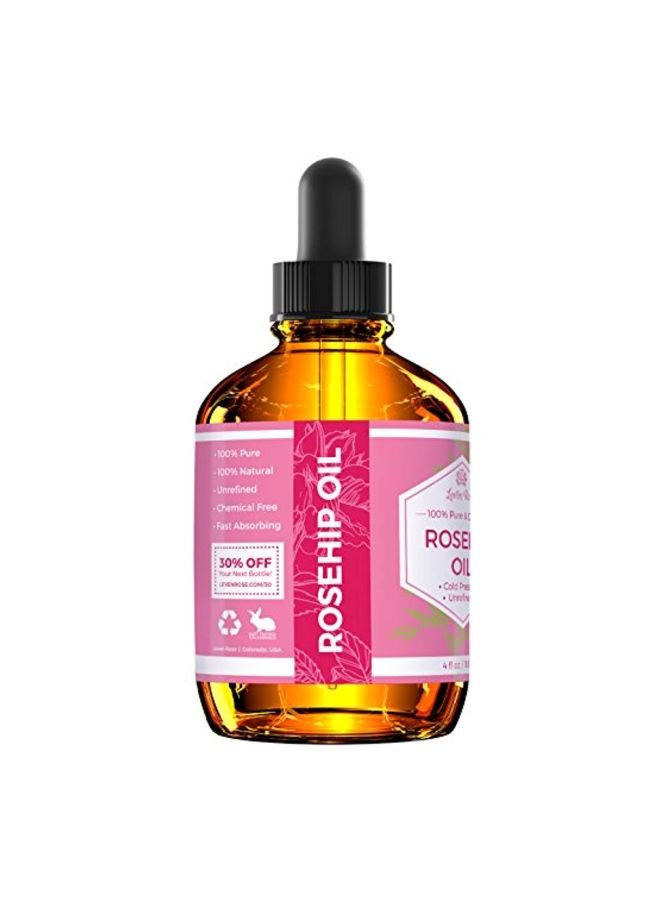 Unrefined Cold Pressed Rosehip Oil 118ml