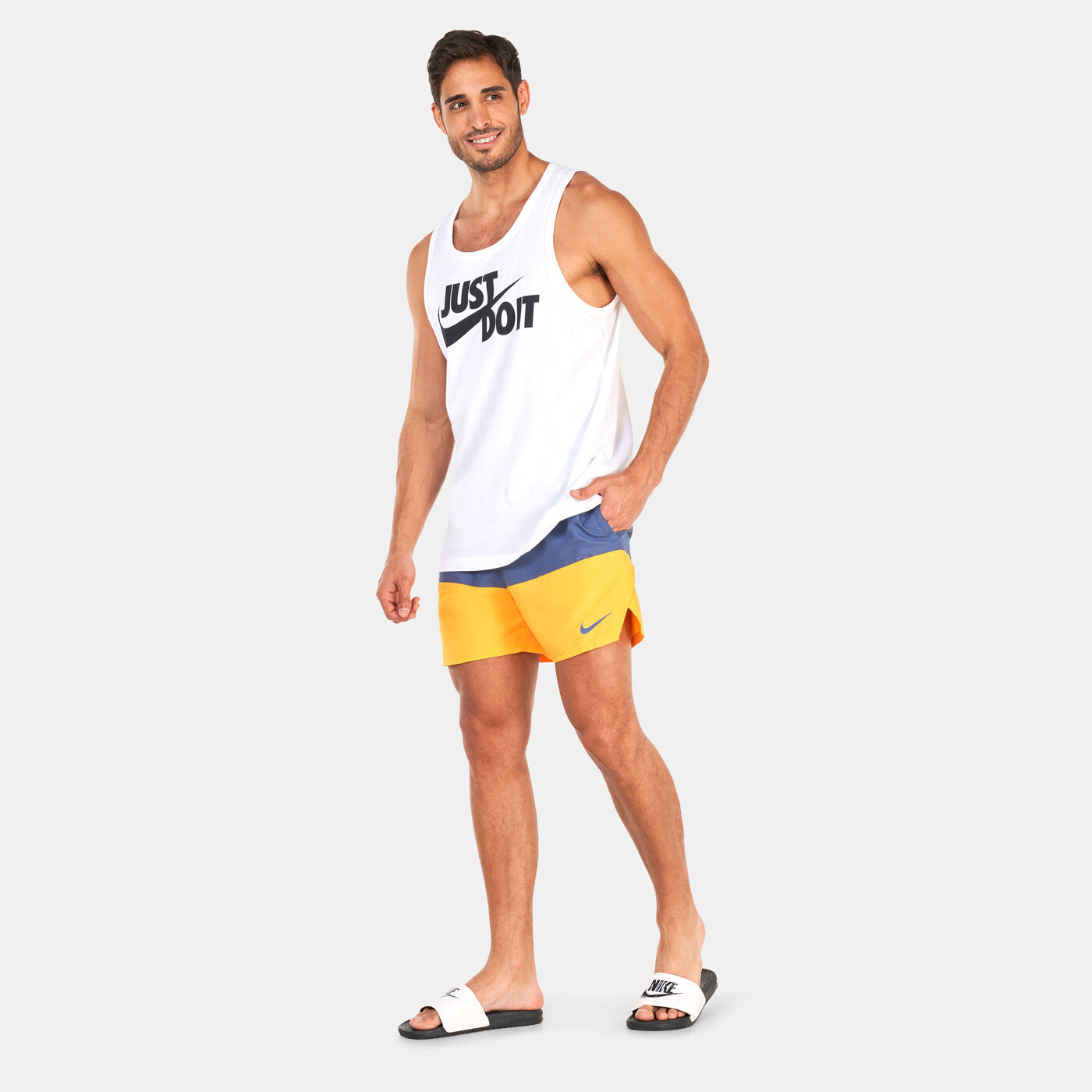 Men's Split Swim Trunks