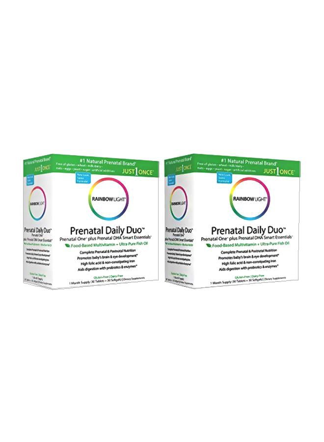 Pack Of 2 Prenatal Daily Dietary Supplement - 60 Tablets And Softgels