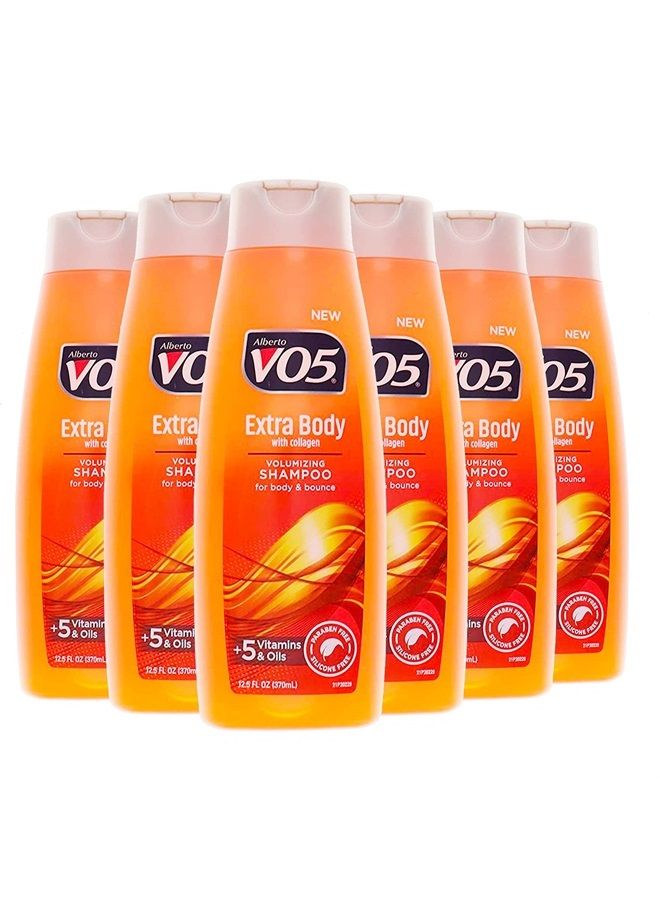 Alberto Vo5 Extra Body Shampoo, 15 Oz. (Pack of 6)