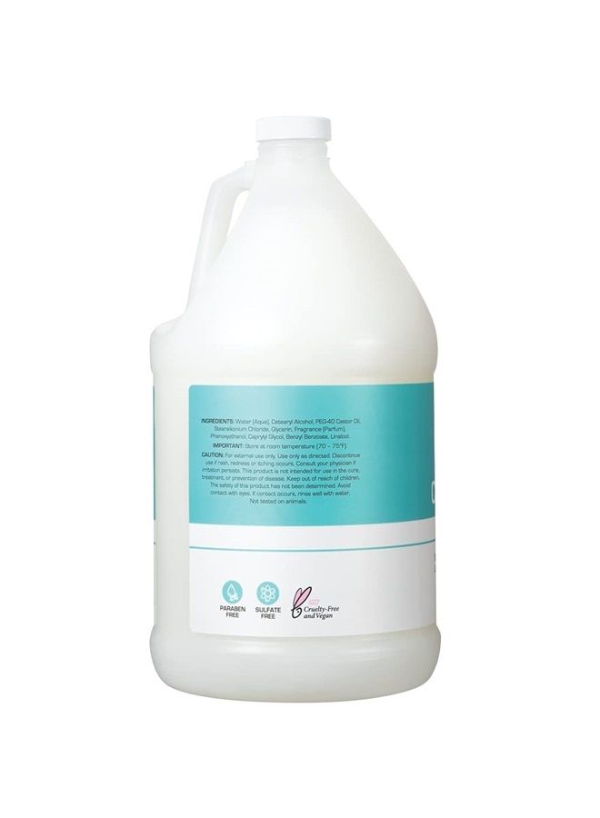 Club & Fitness Moisturizing Conditioner for Dry Hair, 100% Vegan & Cruelty-Free, Ocean Breeze Scent, 1 Gallon (128 fl oz) Refill