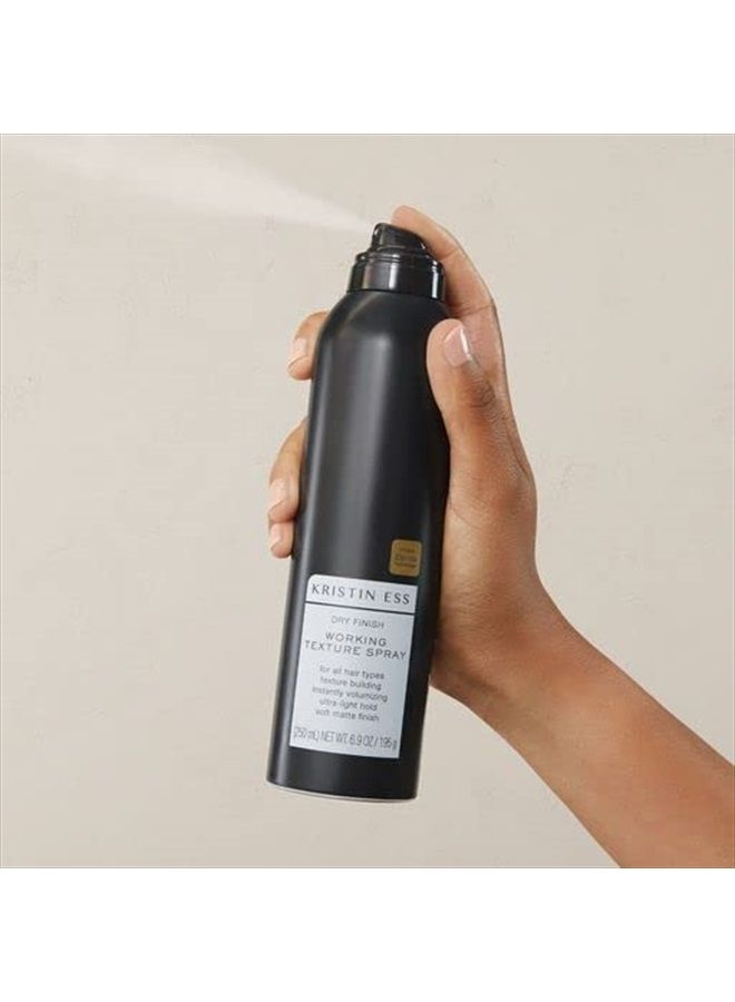 Hair Dry Finish Working Texture Hair Spray for Volume + Texture, Light Hold Texturizing Hairspray, Soft Matte Finish, 6.9 oz