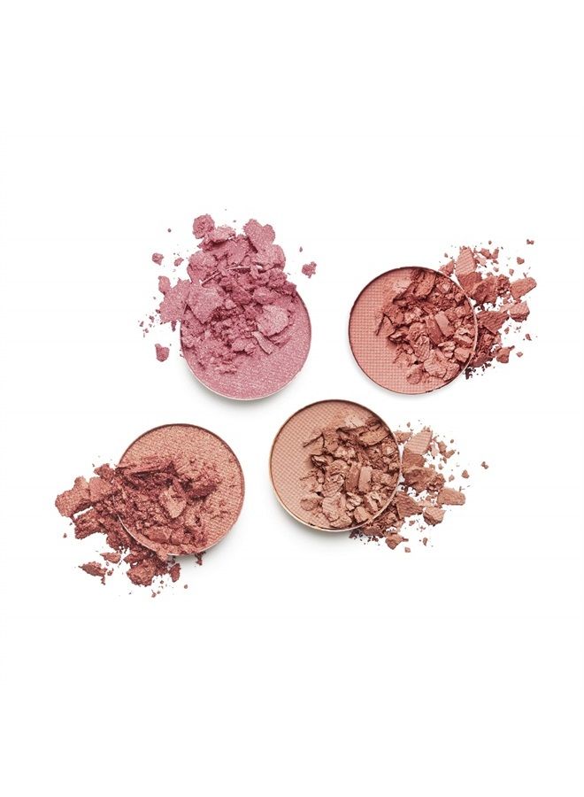 100% Natural Blush, Organic, Vegan, Gluten Free, Natural Pressed Blush, Cruelty Free, Made in the USA, 0.18 oz (Petal)