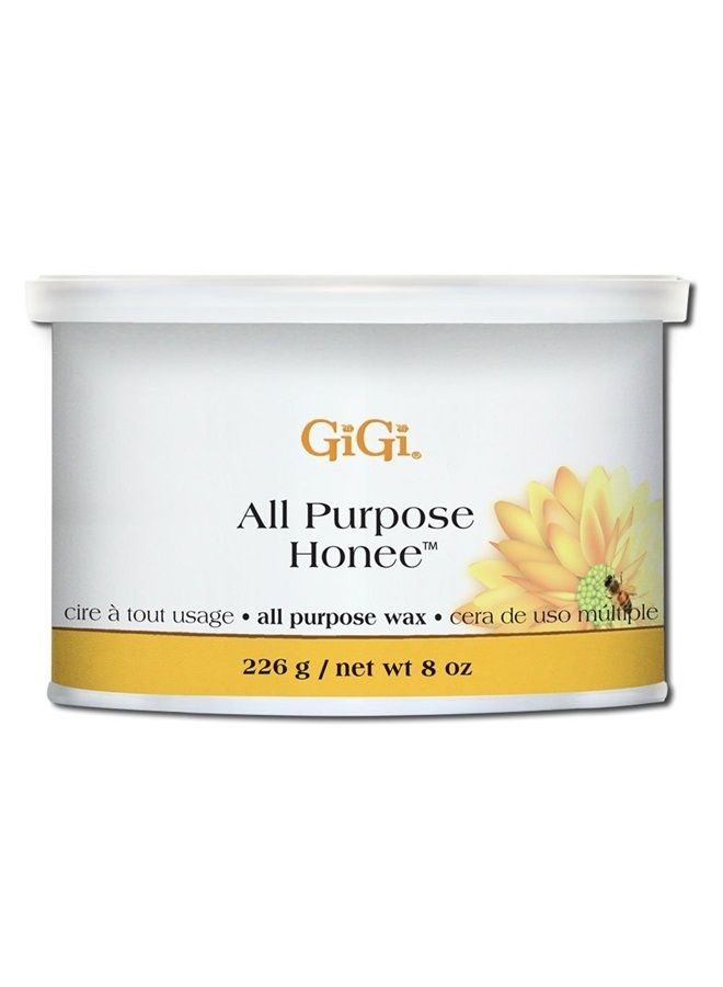 All Purpose Honee Hair Removal Wax with Beeswax Formula, 8 oz