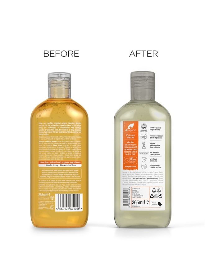 Organic Doctor Manuka Honey, Shampoo, 9 Fluid Ounce