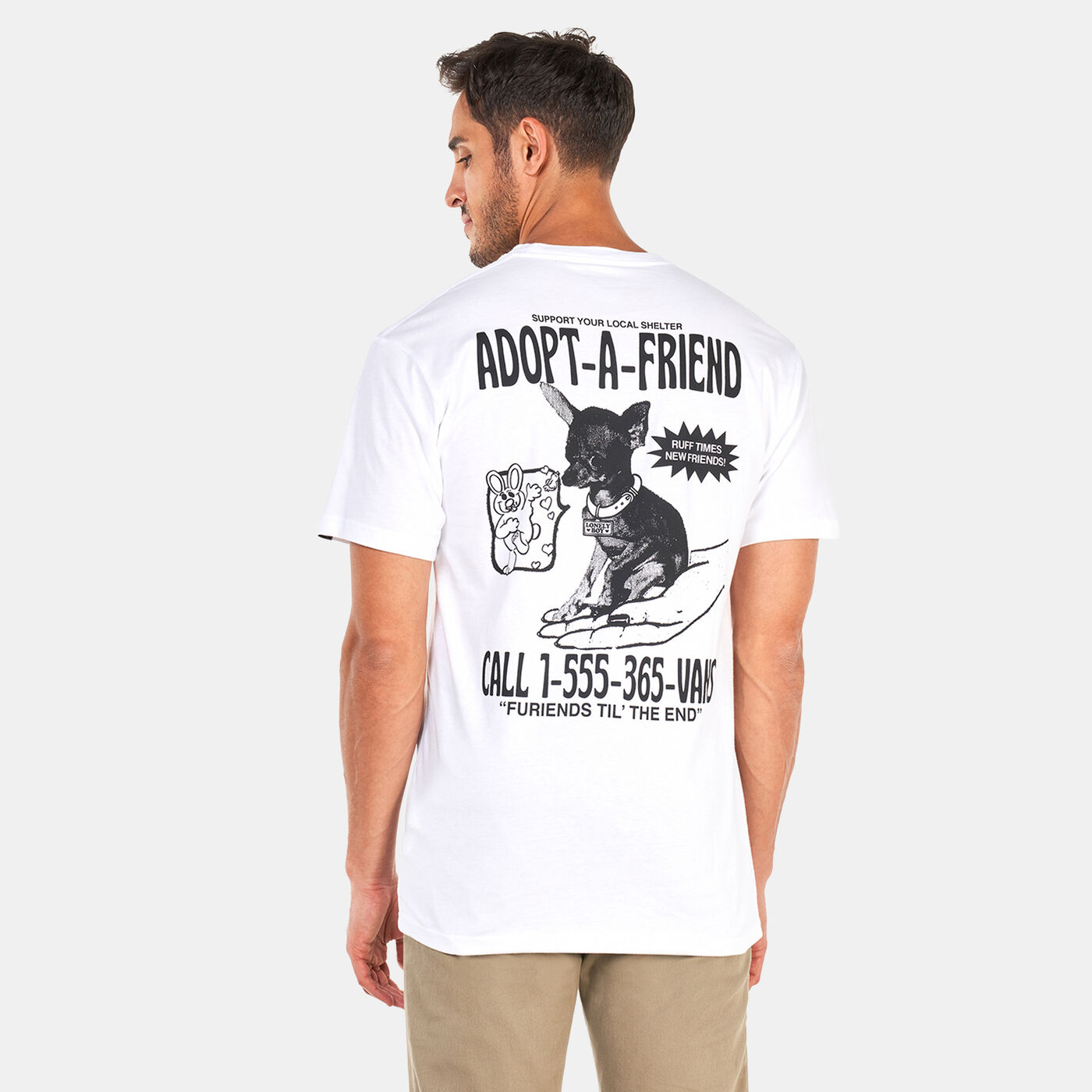 Men's Adopted A Friend T-Shirt