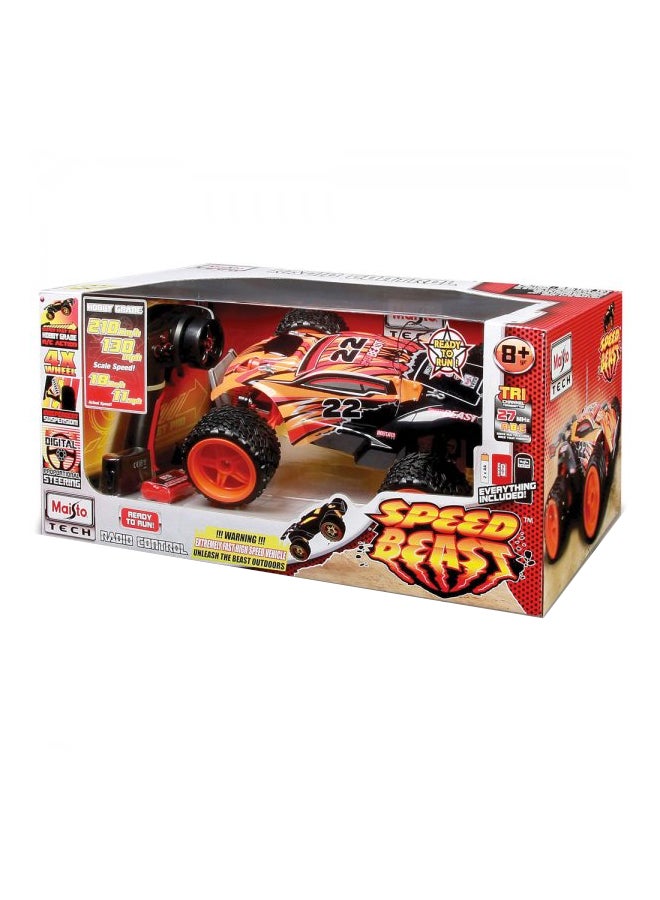 Speed Beast Remote Control Car Assorted - Colour May Vary