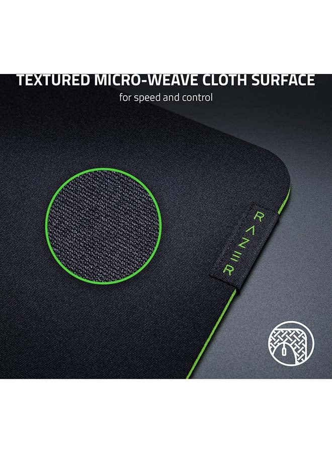 Gigantus V2 Cloth Gaming Mouse Pad (Medium): Thick, High-Density Foam - Non-Slip Base - Classic Black