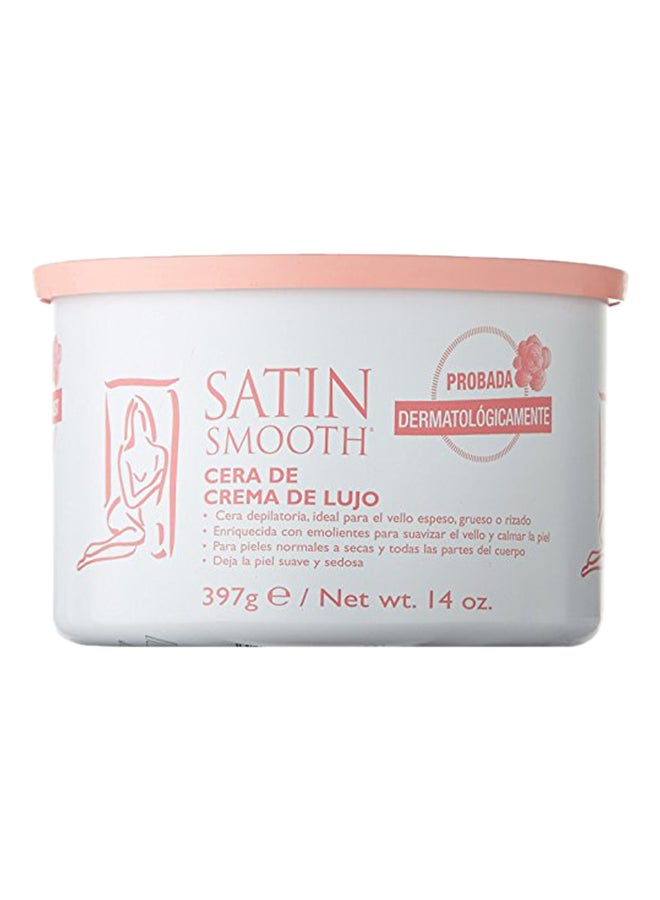 Deluxe Cream Pot Wax Beige 4.5x4.5x4.5inch