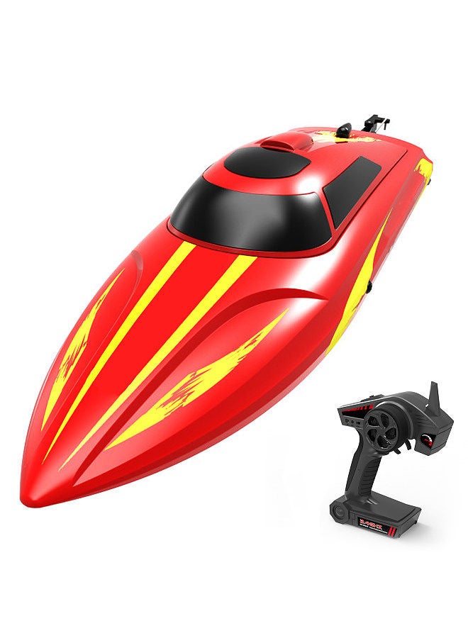Remote Control Boat 30km/h High Speed 2.4GHz Remote Control Ship Toy Gift for Kids Adults Boys Low Battery Protection