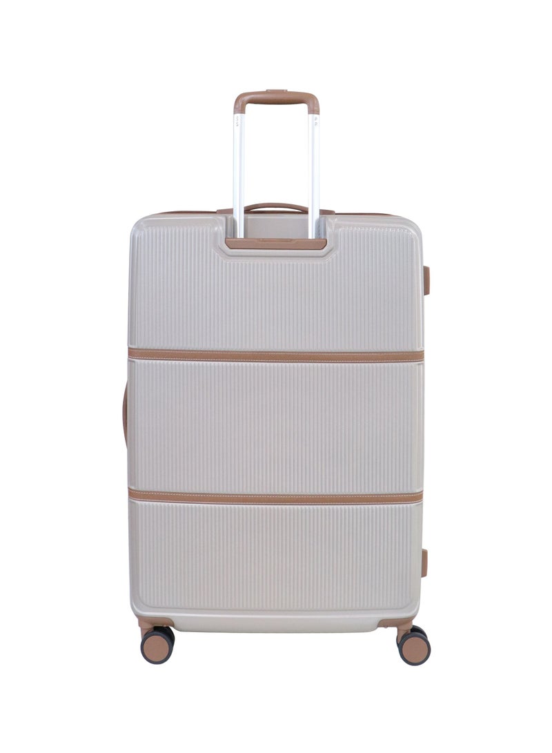Hardside Luggage Classic Leather Collection Large Size