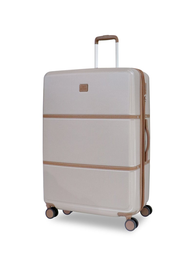 Hardside Luggage Classic Leather Collection Large Size