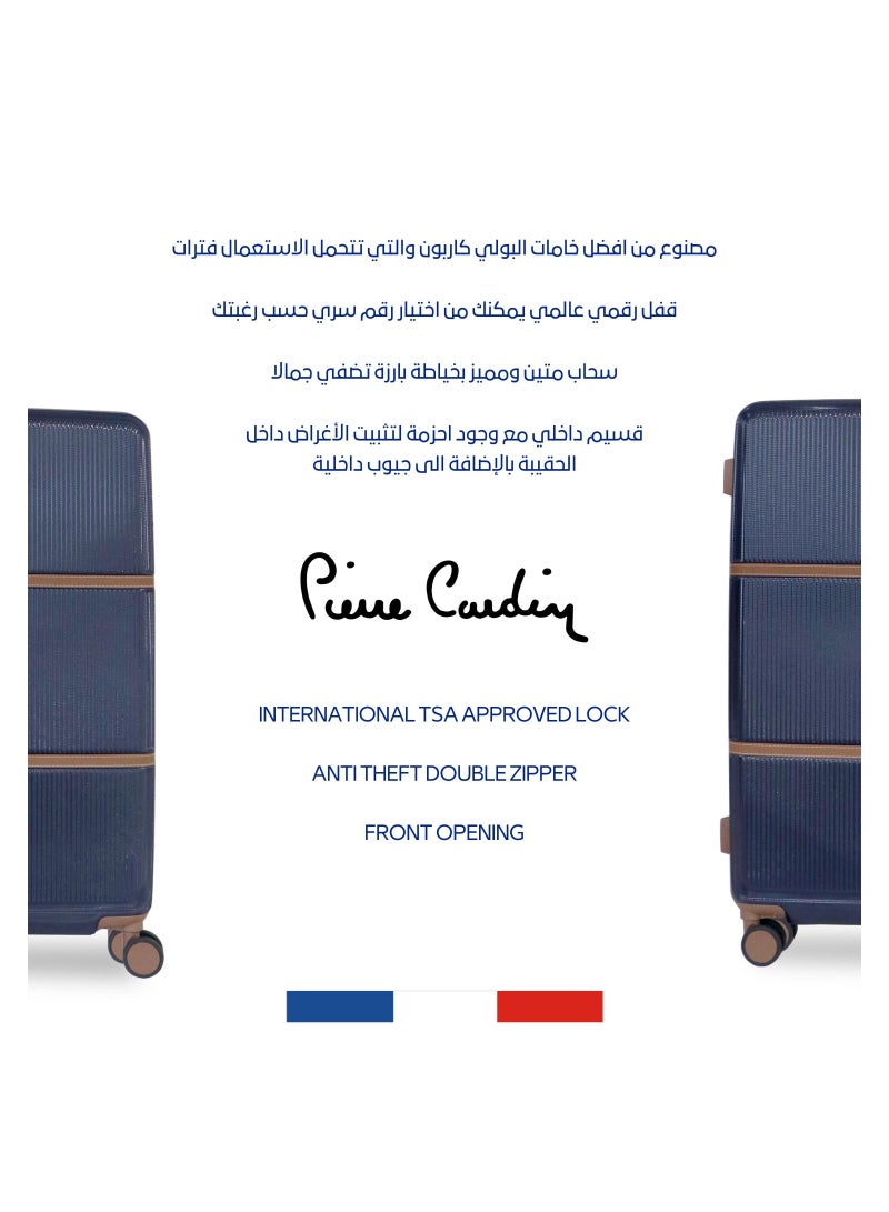 Hardside Luggage Classic Leather Collection Large Size