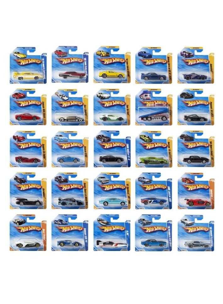 Basic 1:64 Die-Cast Cars Assortment 3 Pieces - Style May Vary