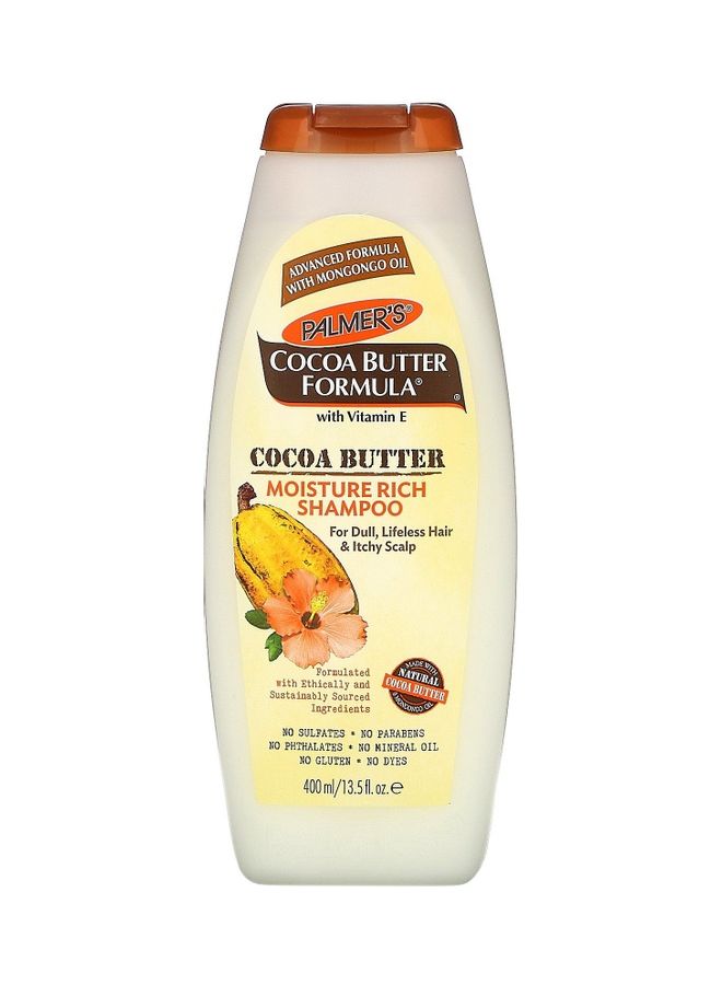 Cocoa Butter Formula With Vitamin E Moisture Rich Shampoo 400ml