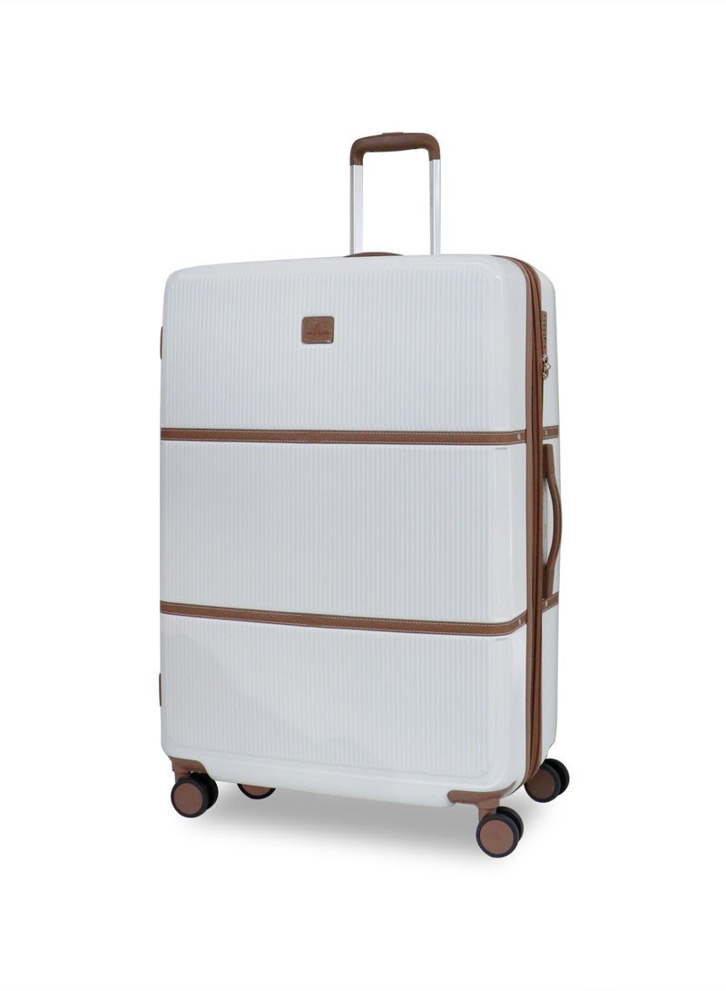 Hardside Luggage Classic Leather Collection Large Size