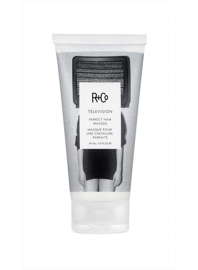 Television Perfect Hair Masque | Deeply Replenishes + Fights Frizz + Nourishing for All Hair Types | Vegan + Cruelty-Free | 5 Oz