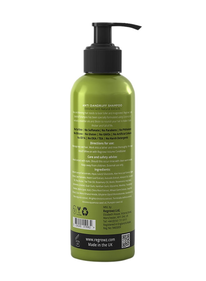 Anti Dandruff Shampoo Green 255ml