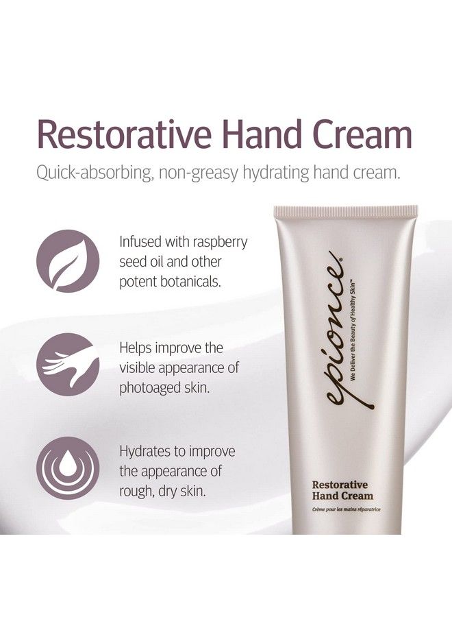 Restorative Hand Cream Anti Aging Hand Cream Hand Lotion For Dry Hands And All Skin Types 2.5 Oz