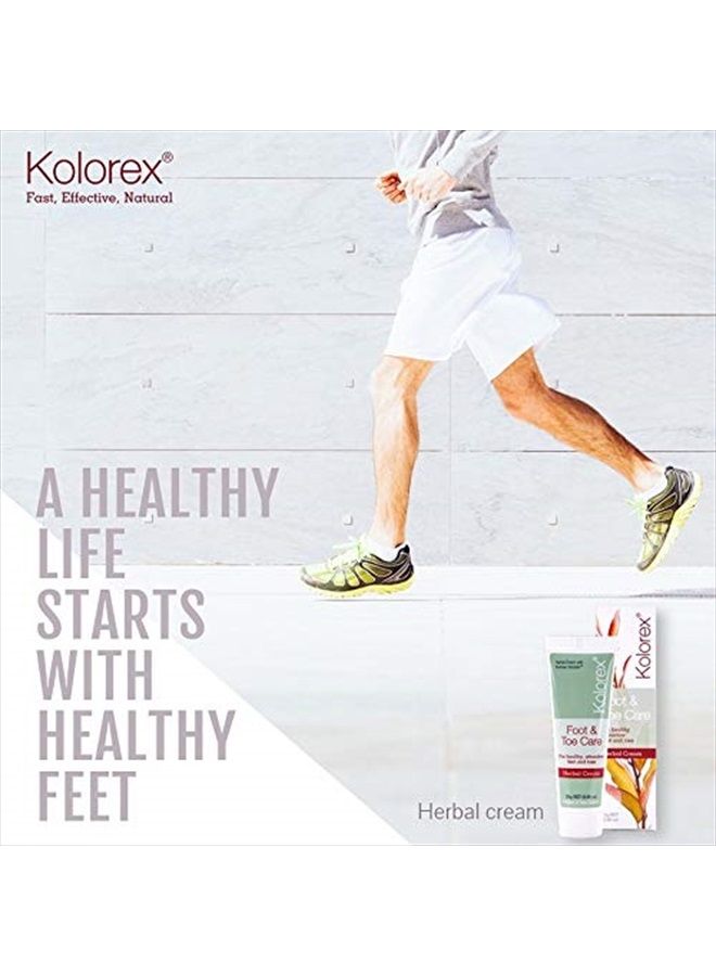 ® Foot & Toe Care Cream (25g), Remedy for Athlete's Foot, Natural ingredients, Effectively rebalance yeast, Hygienic best