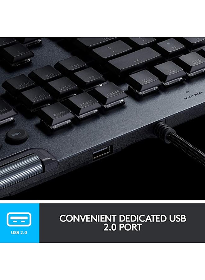 Gaming Keyboard G815 Lightsync RGB Linear Mechanical Carbon