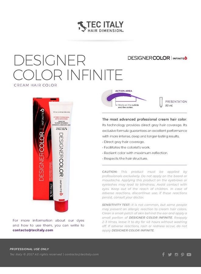 Designer Color Hight Fidelity Color 3 Oz (6 Dark Blonde)