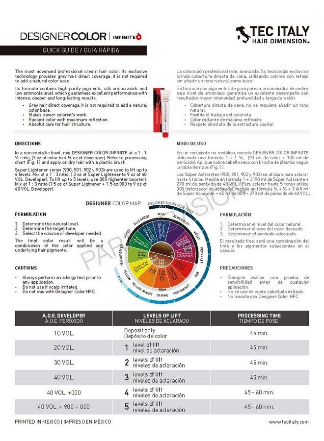 Designer Color Hight Fidelity Color 3 Oz (6 Dark Blonde)