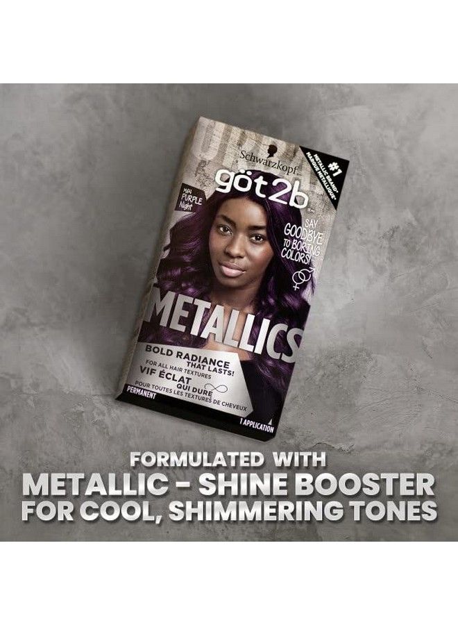 Metallics Permanent Hair Color M64 Purple Night Charcoal