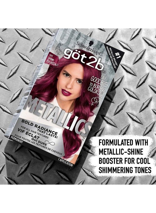 Metallics Permanent Hair Color M85 Urban Fuchsia