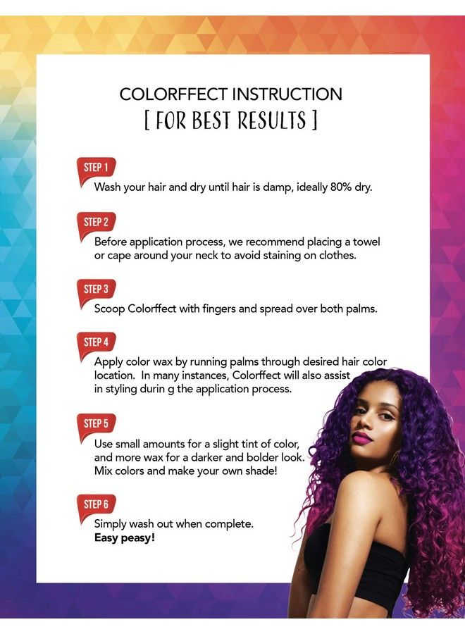 Colorffect Hair Color Wax (Silver)