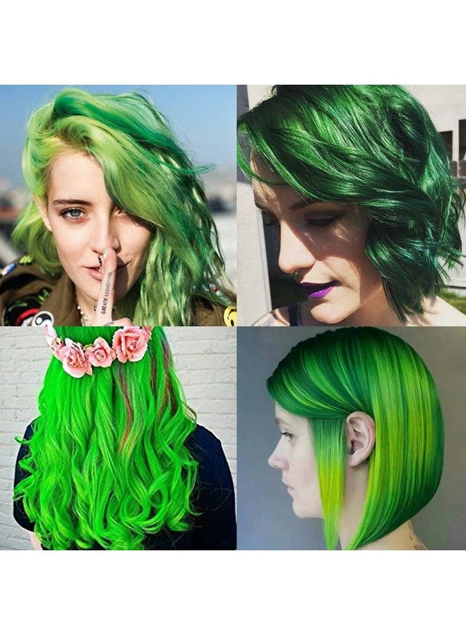 Green Hair Wax Color Sovoncare Temporary Hair Dye Wax Natural Instant Hairstyle Cream For Women & Men Party Cosplay Halloween 4.23 Oz (Green)