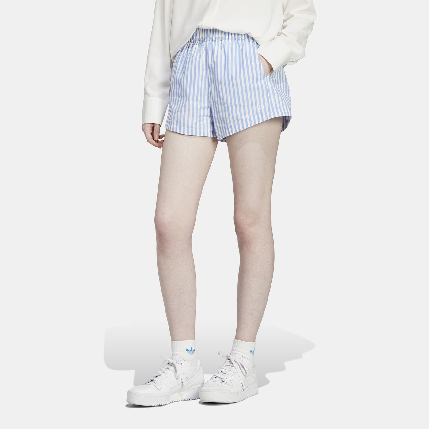 Women's Premium Essentials Poplin Stripe Shorts