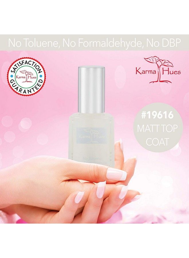 Nail Polish High Gloss Matte Top Coat Lacquer Fast Dry Nontoxic Crueltyfree