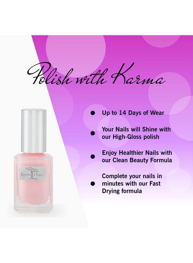 Natural Nail Polishnontoxic Nail Art Vegan And Crueltyfree Nail Paint (Good Karma)