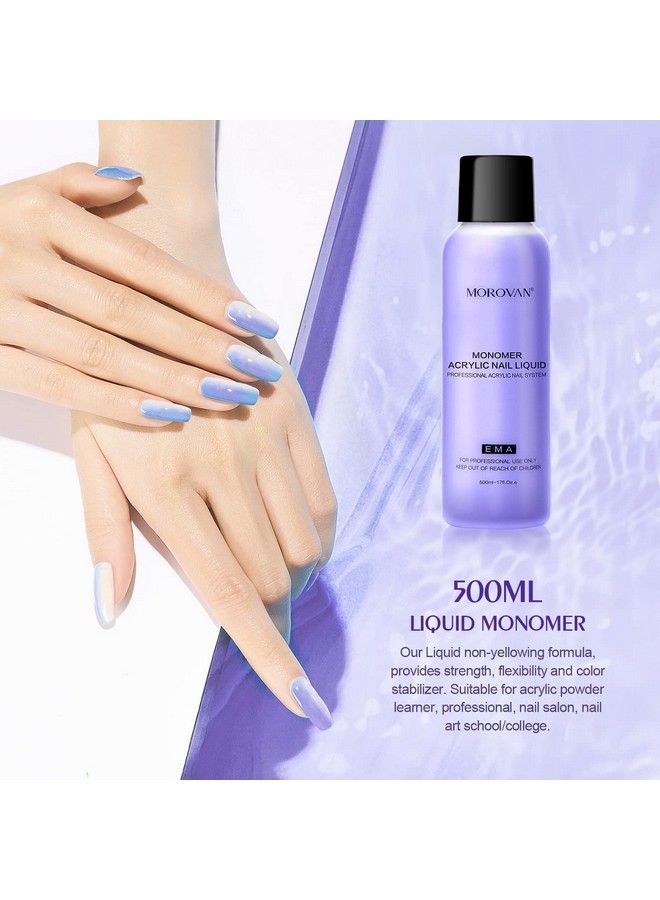 Monomer Acrylic Nail Liquid Professional Liquid Monomer Nail System For Acrylic Nail Extension Carving Mmafree Nonyellowing Formula