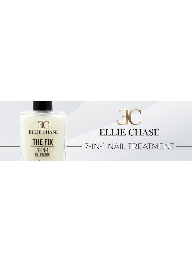 7 In 1 Nail Strengthener Growth Hardener Repair Treatment Polish 0.5 Oz /Peptides/Vitamin E/Violet Extract/Oils/Amino Acid/ Extra Hydration/Strength/Smoothing/Hardening/Protection/Shine
