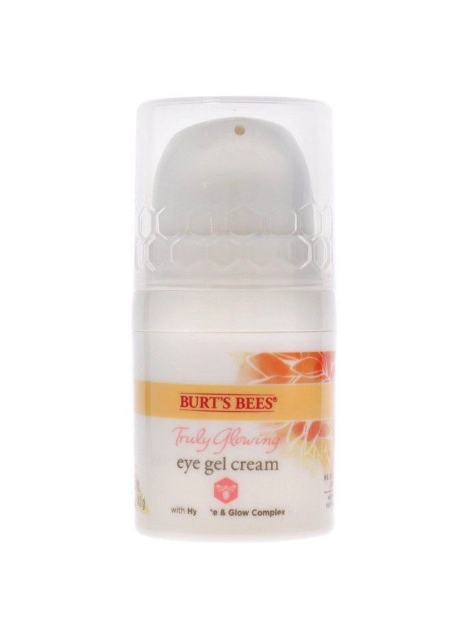 Burts Bees Truly Glowing Eye Gel Cream Unisex 05 Oz White