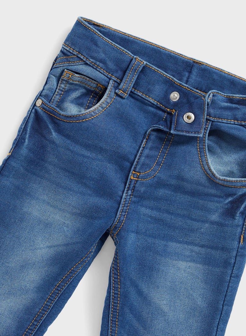 Kids Light Wash Straight Fit Jeans