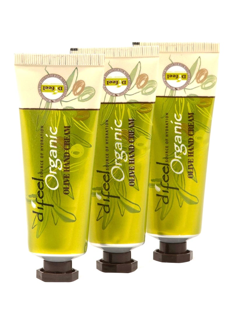 Pack Of 3 Orgnic Olive Hand Cream
