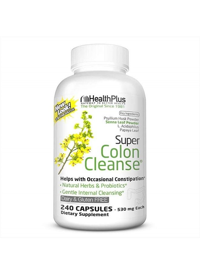 Inc., Super Colon Cleanse, 500 mg, 240 Capsules - 2pc