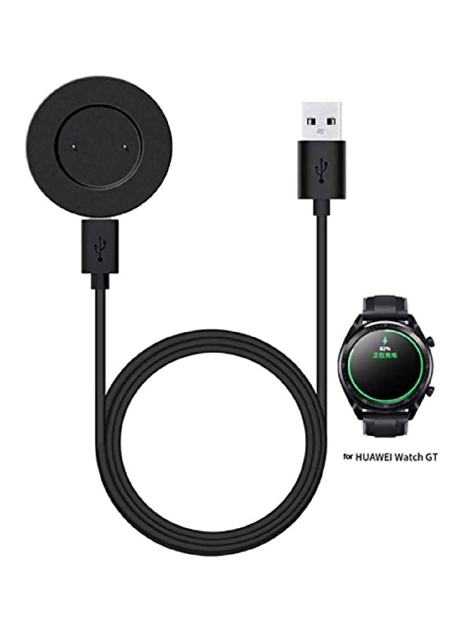 USB Wireless Charging Dock Cradle For Huawei WATCH GT Black